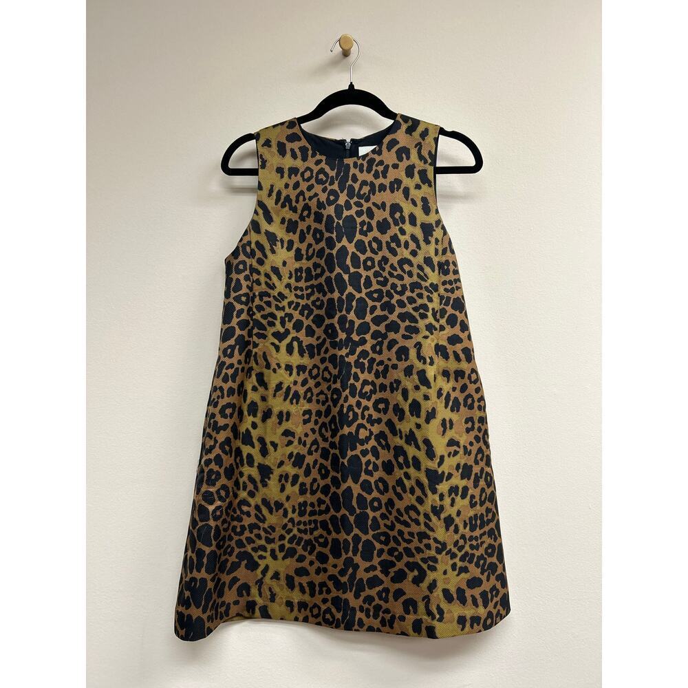 TUCKERNUCK Leopard Marlowe Dress Size XXS NWT Retail $198 Tuckernuck - Picture 4 of 5